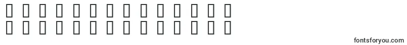 フォントAjXanadu – アラビア文字